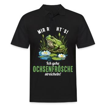 Bullfrogs Bullfrog - Men's Polo Shirt - black - Front - Kai (181cm)