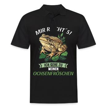 Bullfrogs Bullfrog - Men's Polo Shirt - black - Front - Kai (181cm)