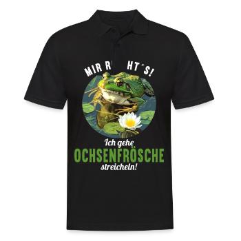 Bullfrogs Bullfrog - Men's Polo Shirt - black - Front - Kai (181cm)