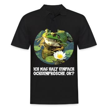 Bullfrogs Bullfrog - Men's Polo Shirt - black - Front - Kai (181cm)