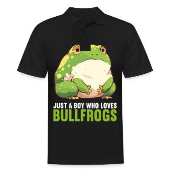 Bullfrogs Bullfrog - Men's Polo Shirt - black - Front - Kai (181cm)