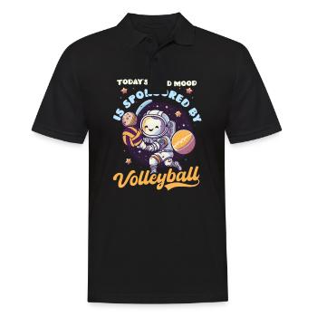 Joueur de volley-ball Mood Sponsorisé Volley-ball - Polo Homme - noir - Devant - Kai (181cm)