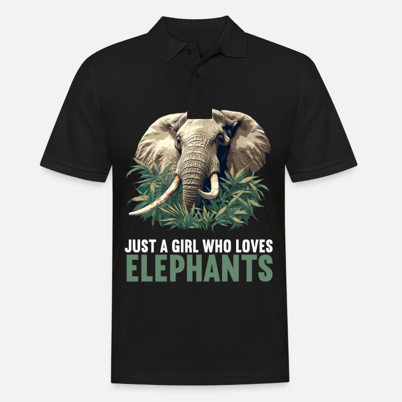 Éléphant Éléphant - Polo Homme - noir