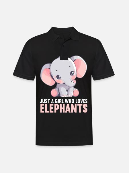 Elephant Elephant - Men's Polo Shirt - black