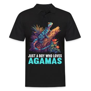 Agamen Agame - Polo Homme - noir - Devant - Kai (181cm)