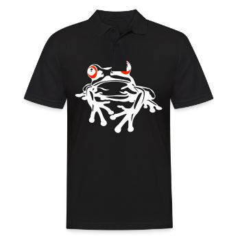 Tree Frog Baumfrösche Baumfrosch - Männer Poloshirt - Schwarz - Vorne - Kai (181cm)