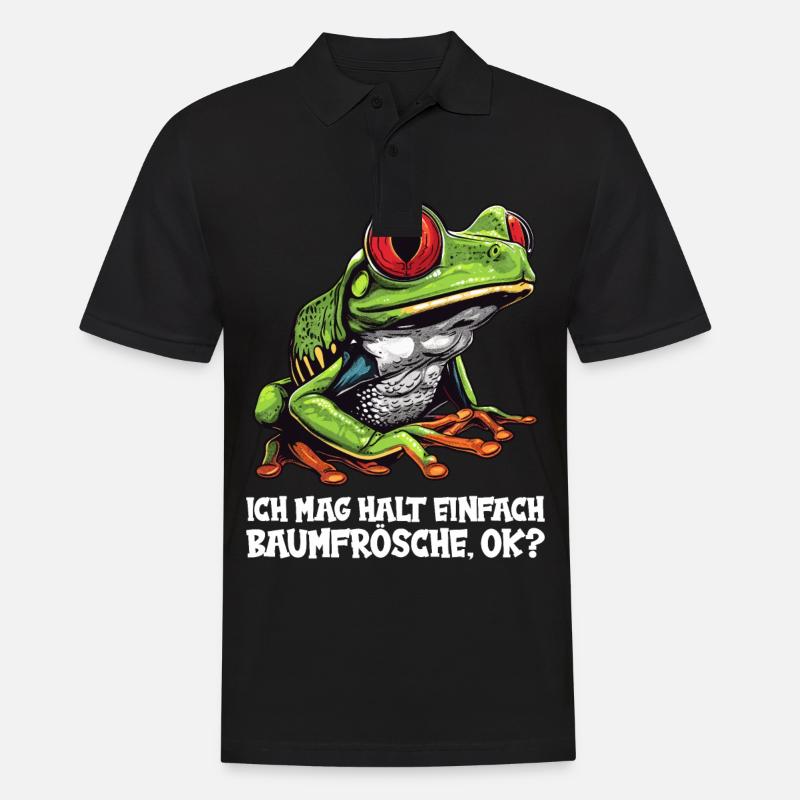 Tree Frog Baumfrösche Baumfrosch - Men's Polo Shirt - black