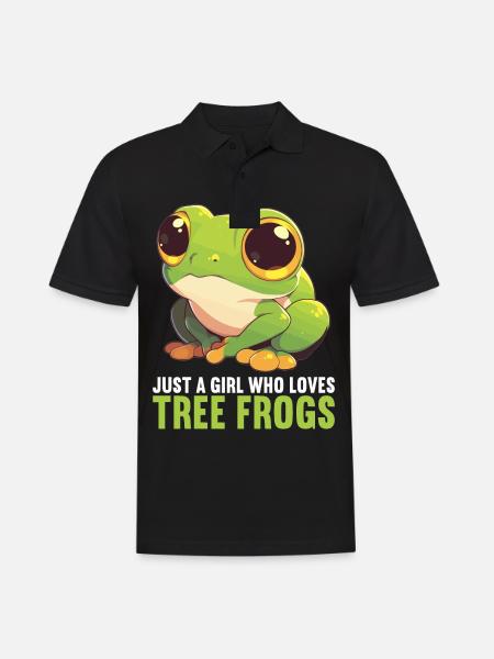 Tree Frog Baumfrösche Baumfrosch - Men's Polo Shirt - black