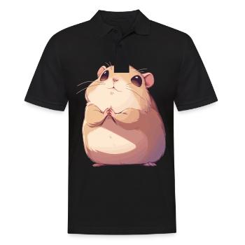 Agouti Agutis Aguti - Männer Poloshirt - Schwarz - Vorne - Kai (181cm)