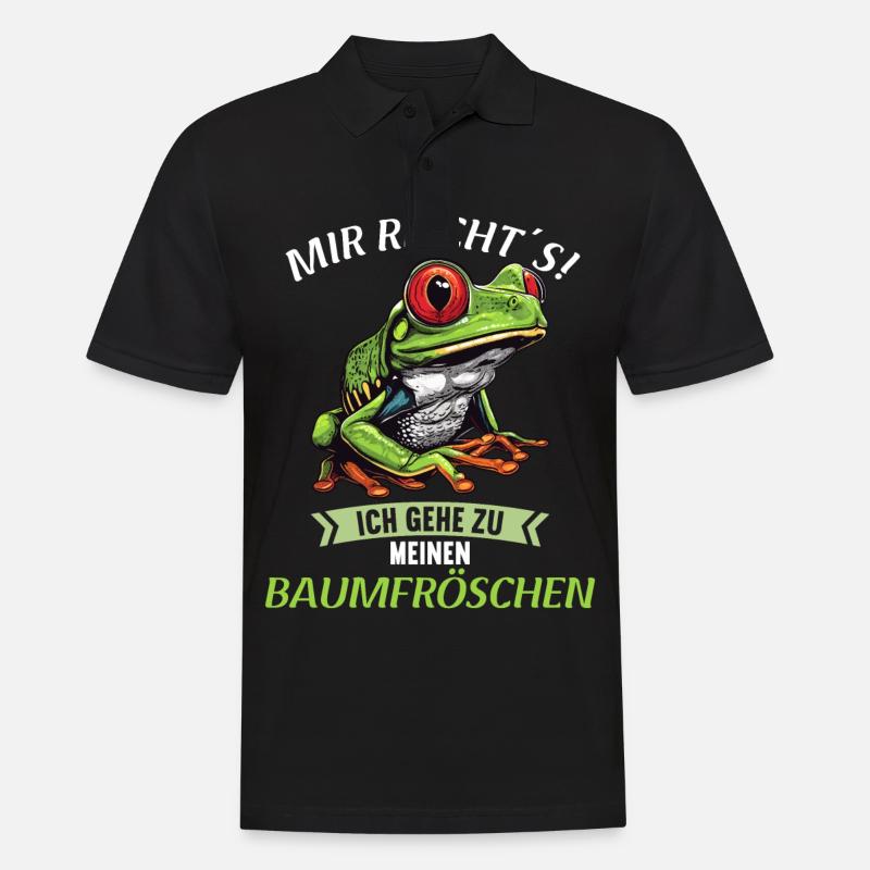 Tree Frog Baumfrösche Baumfrosch - Men's Polo Shirt - black