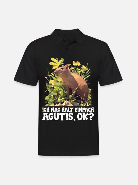 Agouti Agutis Aguti - Men's Polo Shirt - black