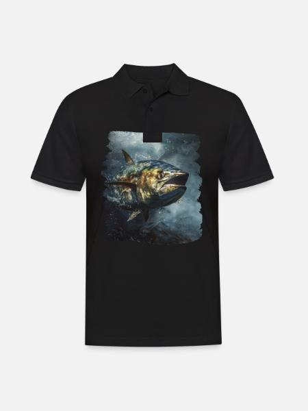 Tuna Thunfische Thunfisch - Men's Polo Shirt - black