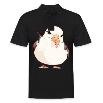 Albatross Albatrosse Albatros - Männer Poloshirt - Schwarz - Vorne - Kai (181cm)