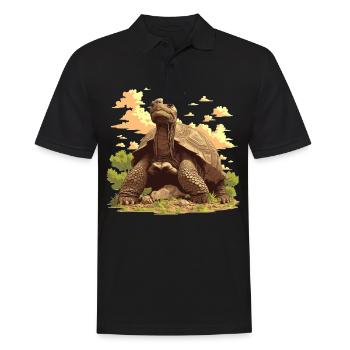 Tortues géantes Tortue géante - Polo Homme - noir - Devant - Kai (181cm)
