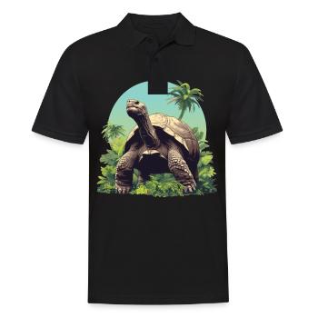 Tortues géantes Tortue géante - Polo Homme - noir - Devant - Kai (181cm)