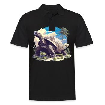 Tortues géantes Tortue géante - Polo Homme - noir - Devant - Kai (181cm)