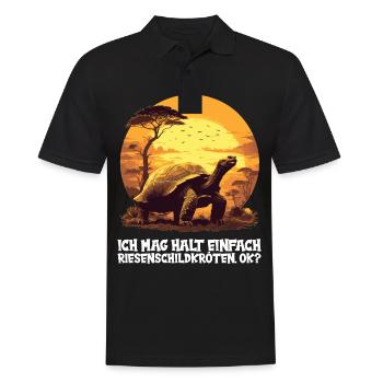 Tortues géantes Tortue géante - Polo Homme - noir - Devant - Kai (181cm)