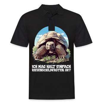 Tortues géantes Tortue géante - Polo Homme - noir - Devant - Kai (181cm)
