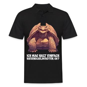 Tortues géantes Tortue géante - Polo Homme - noir - Devant - Kai (181cm)