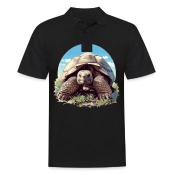 Tortues géantes Tortue géante - Polo Homme - noir - Devant - Kai (181cm)