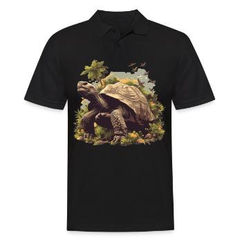 Tortues géantes Tortue géante - Polo Homme - noir - Devant - Kai (181cm)