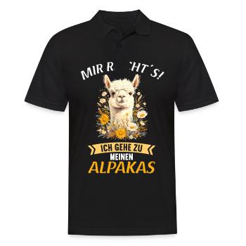 Alpaga Alpagas Alpaga - Polo Homme - noir - Devant - Kai (181cm)