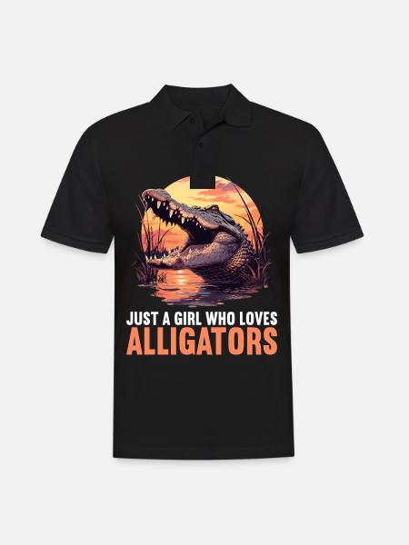 Alligatoren Alligator - Men's Polo Shirt - black