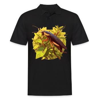 Cockroach Kakerlaken Kakerlake - Männer Poloshirt - Schwarz - Vorne - Kai (181cm)