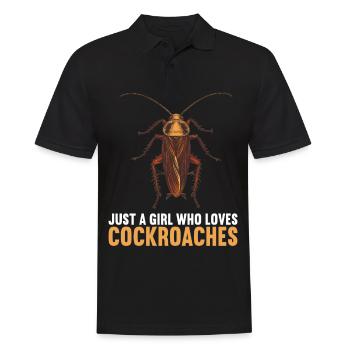 Cockroach Kakerlaken Kakerlake - Männer Poloshirt - Schwarz - Vorne - Kai (181cm)