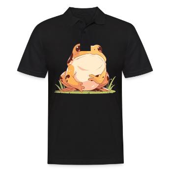 Toad Toads Toad - Men's Polo Shirt - black - Front - Kai (181cm)