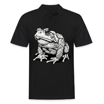 Toad Toads Toad - Men's Polo Shirt - black - Front - Kai (181cm)