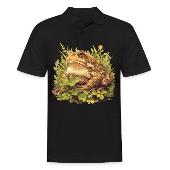 Toad Toads Toad - Men's Polo Shirt - black - Front - Kai (181cm)