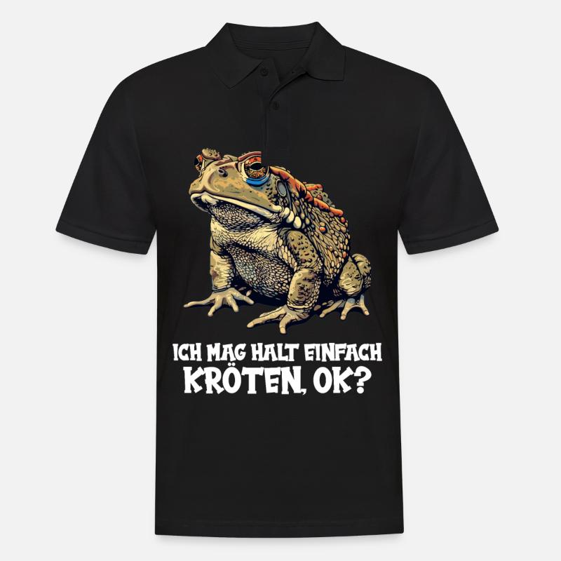 Crapaud crapaud crapaud - Polo Homme - noir