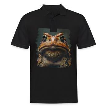Toad Toads Toad - Men's Polo Shirt - black - Front - Kai (181cm)