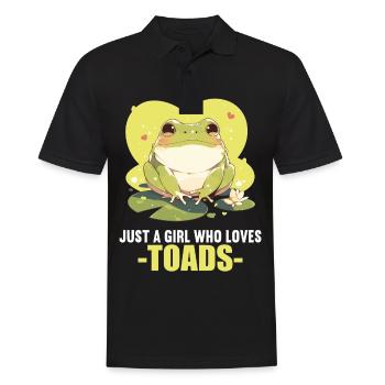 Toad Toads Toad - Men's Polo Shirt - black - Front - Kai (181cm)