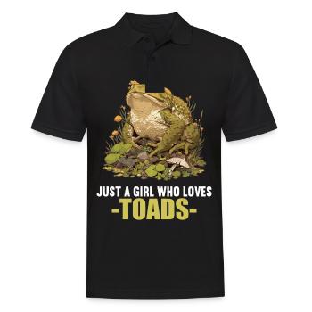Toad Toads Toad - Men's Polo Shirt - black - Front - Kai (181cm)