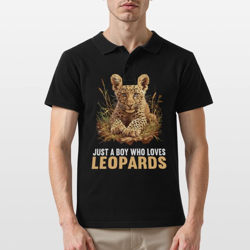 Léopard léopard Polo Homme