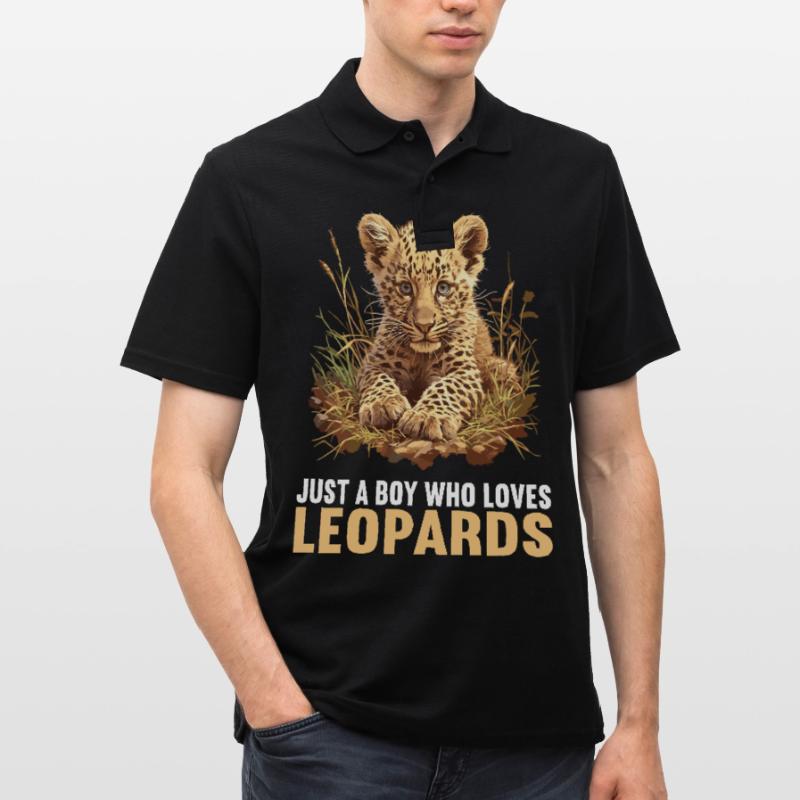 Léopard léopard Polo Homme