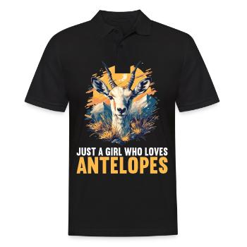 Antilope antilope antilope ouverte - Polo Homme - noir - Devant - Kai (181cm)