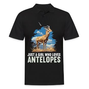 Antilope Antilope ouverte - Polo Homme - noir - Devant - Kai (181cm)
