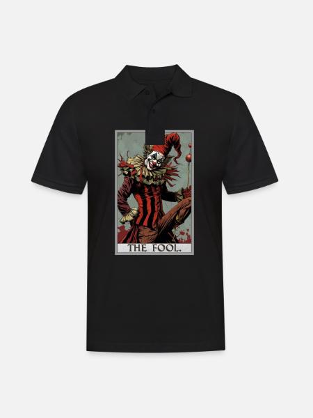 Tarot Cards Tarot Card The Fool The Fool - Men's Polo Shirt - black