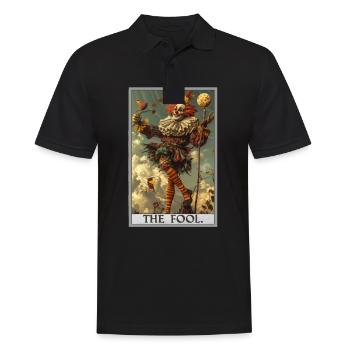 Tarot Cards Tarot Card The Fool The Fool - Men's Polo Shirt - black - Front - Kai (181cm)