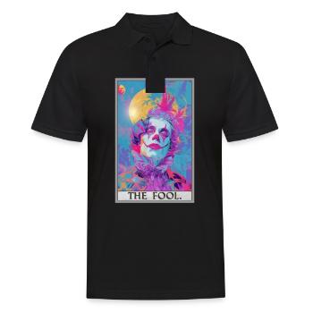 Tarot Cards Tarot Card The Fool The Fool - Men's Polo Shirt - black - Front - Kai (181cm)
