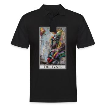 Tarot Cards Tarot Card The Fool The Fool - Men's Polo Shirt - black - Front - Kai (181cm)