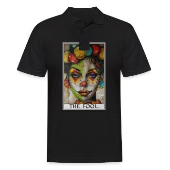 Tarot Cards Tarot Card The Fool The Fool - Men's Polo Shirt - black - Front - Kai (181cm)