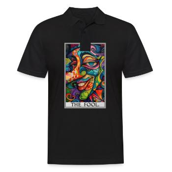 Tarot Cards Tarot Card The Fool The Fool - Men's Polo Shirt - black - Front - Kai (181cm)