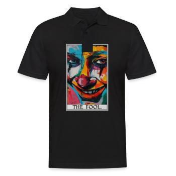 Tarot Cards Tarot Card The Fool The Fool - Men's Polo Shirt - black - Front - Kai (181cm)