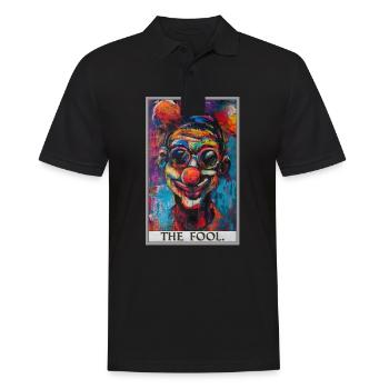 Tarot Cards Tarot Card The Fool The Fool - Men's Polo Shirt - black - Front - Kai (181cm)