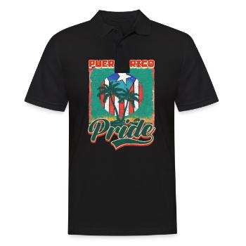 Porto Rico Porto Rico Fierté - Polo Homme - noir - Devant - Kai (181cm)