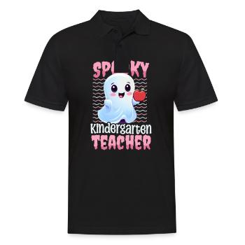 Enseignant de maternelle Enseignant de maternelle effrayant - Polo Homme - noir - Devant - Kai (181cm)